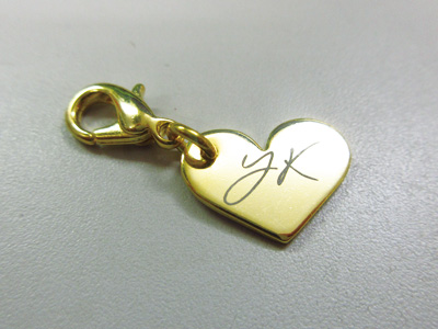 ハートチャームプレート